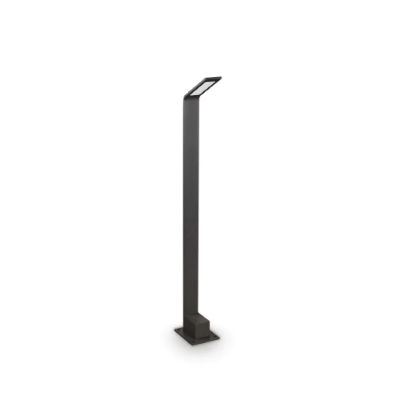 Bollard Lights Agos PT BIG 3000K 326733 – Ideal Lux LED garden bollard in black, 6,5W, 3000K, IP54