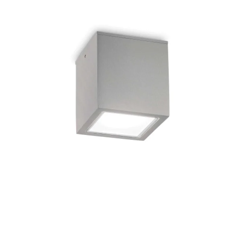 Луни за външен монтаж Techo PL 326887 – Ideal Lux фасадна луна за външен монтаж в сив, 1X20W, IP54