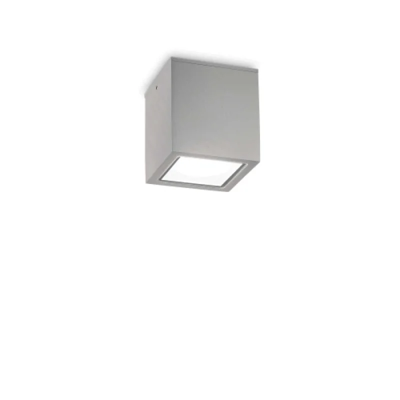 Луни за външен монтаж Techo PL 326894 – Ideal Lux фасадна луна за външен монтаж в сив, 1X20W, IP54