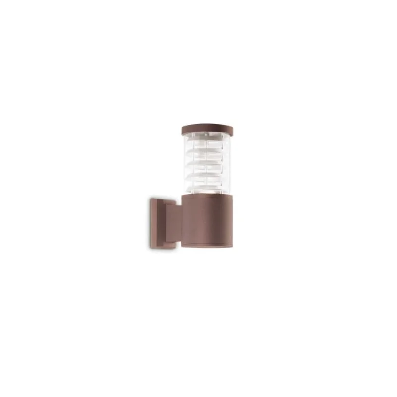 Outdoor Wall Lights Tronco AP1 COFFEE 326962 – Ideal Lux facade wall light in brown, 1x42W, IP44