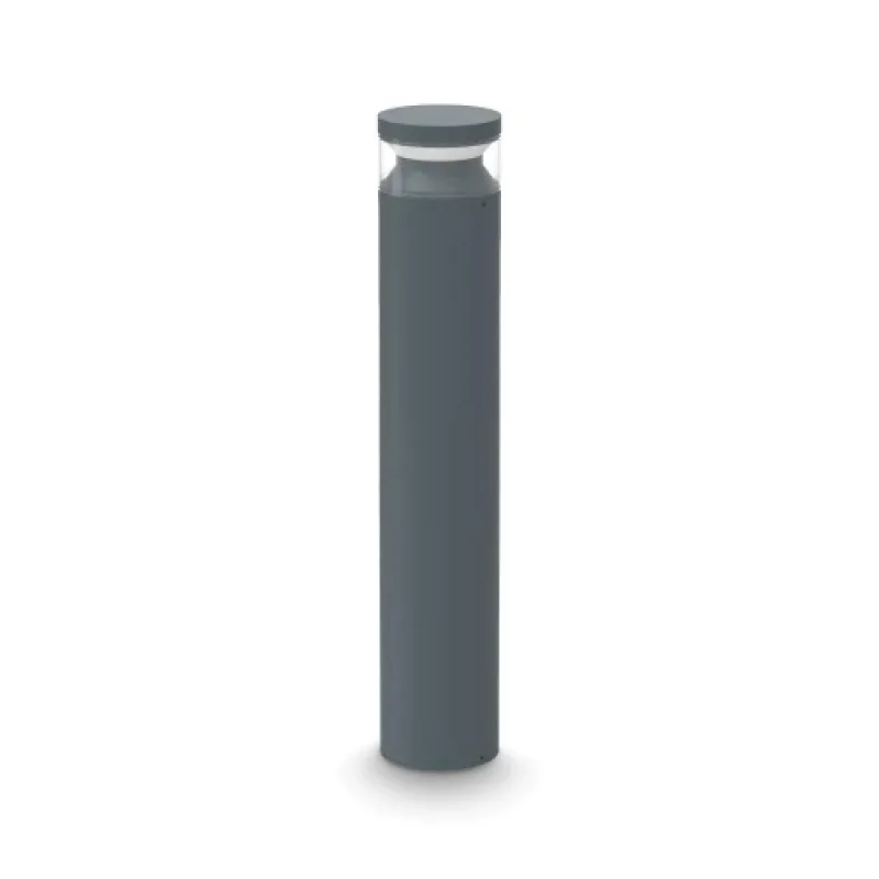 Bollard Lights Boeing PT H070 ANT 327259 – Ideal Lux LED garden bollard in anthracite, 14W, 3000K, IP:65