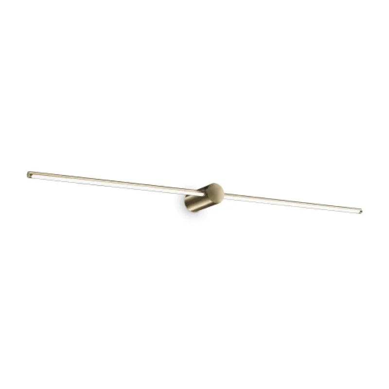 Осветление за баня Filo AP D115 BRASS 327785 – Ideal Lux LED аплик за баня в месинг, 16W, 3000K, IP44