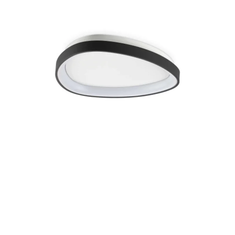 LED плафони Gemini PL D042 BLACK 328027 – Ideal Lux LED плафон в черен, 23W, 3000K, IP:20
