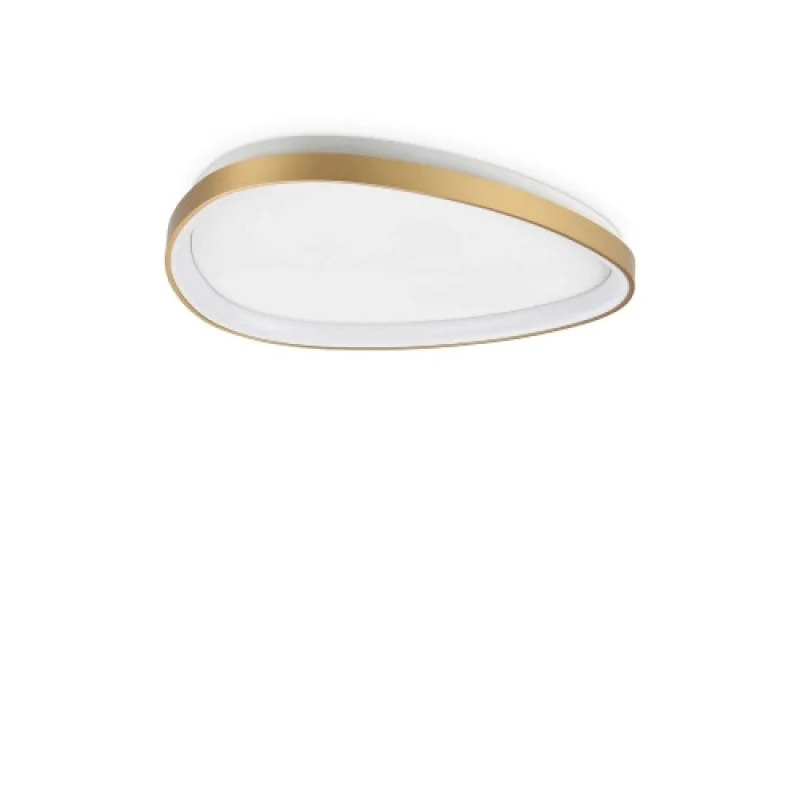 LED плафони Gemini PL D061 BRASS 328065 – Ideal Lux LED плафон в месинг, 29W, 3000K, IP:20
