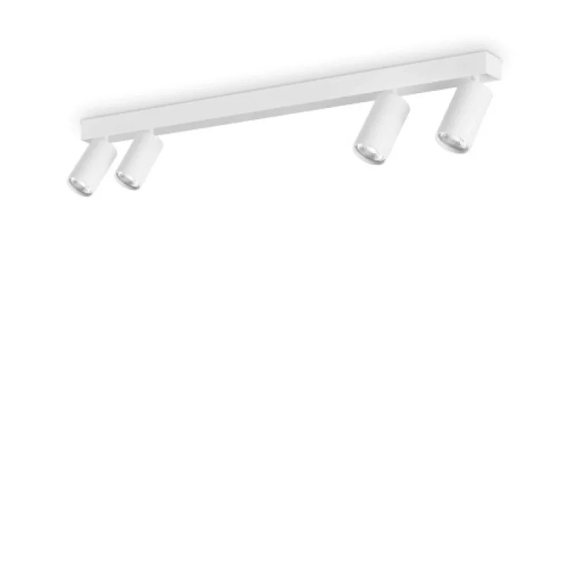 Spotlights Profilo PL4 WHITE 328188 – Ideal Lux spotlight in white, 4X28W, IP20