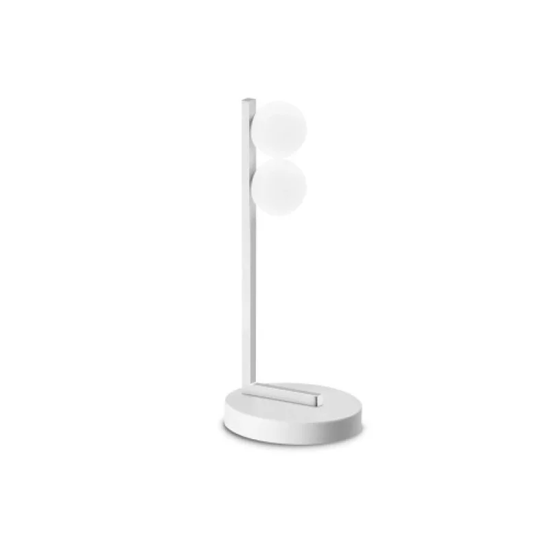 Настолни лампи Ping PONG TL2 WHITE 328294 – Ideal Lux LED настолна лампа в бял, 6W, 3000K, IP:20