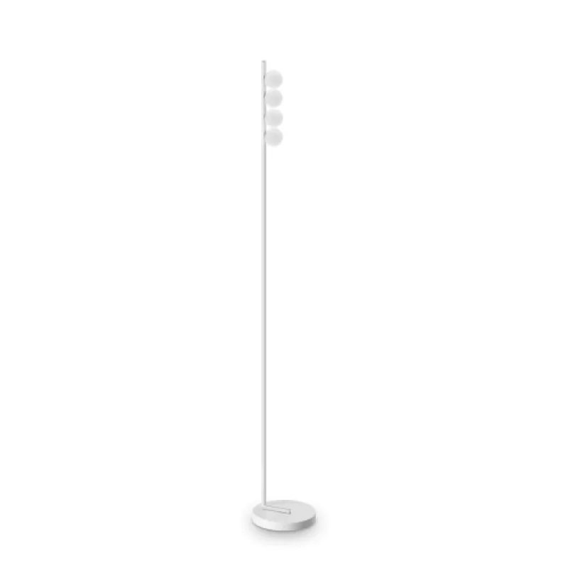 Floor Lamps Ping PONG PT4 WHITE 328317 – Ideal Lux LED floor lamp in white, 12W, 3000K, IP:20