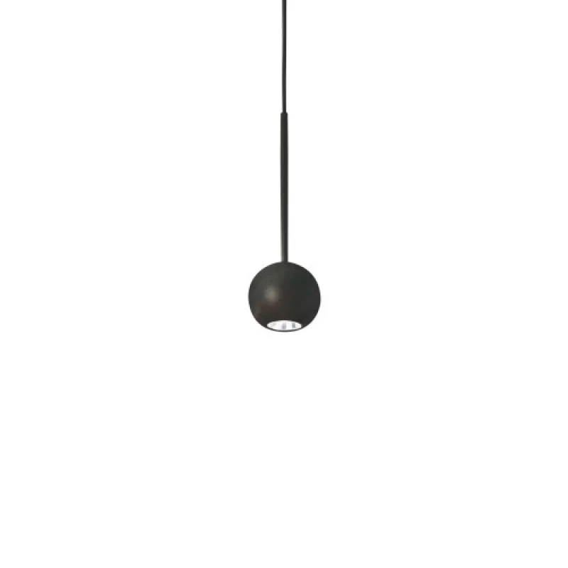 LED пендели и полилеи Archimede SP SFERA BLACK 328355 – Ideal Lux LED пендел в черен, 4W, 3000K, IP:20