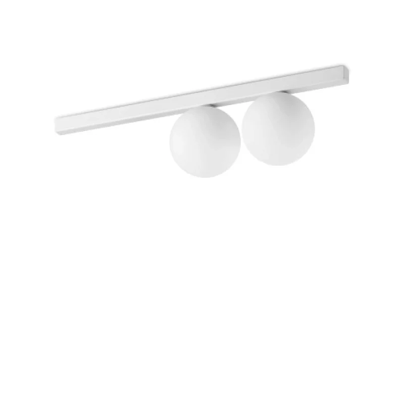 Плафони Binomio PL2 WHITE 328430 – Ideal Lux плафон в бял, 2X4W, 3000K, IP20