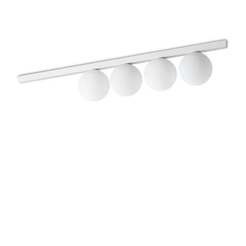 Ceiling Lights Binomio PL4 WHITE 328454 – Ideal Lux ceiling light in white, 4X4W, 3000K, IP20