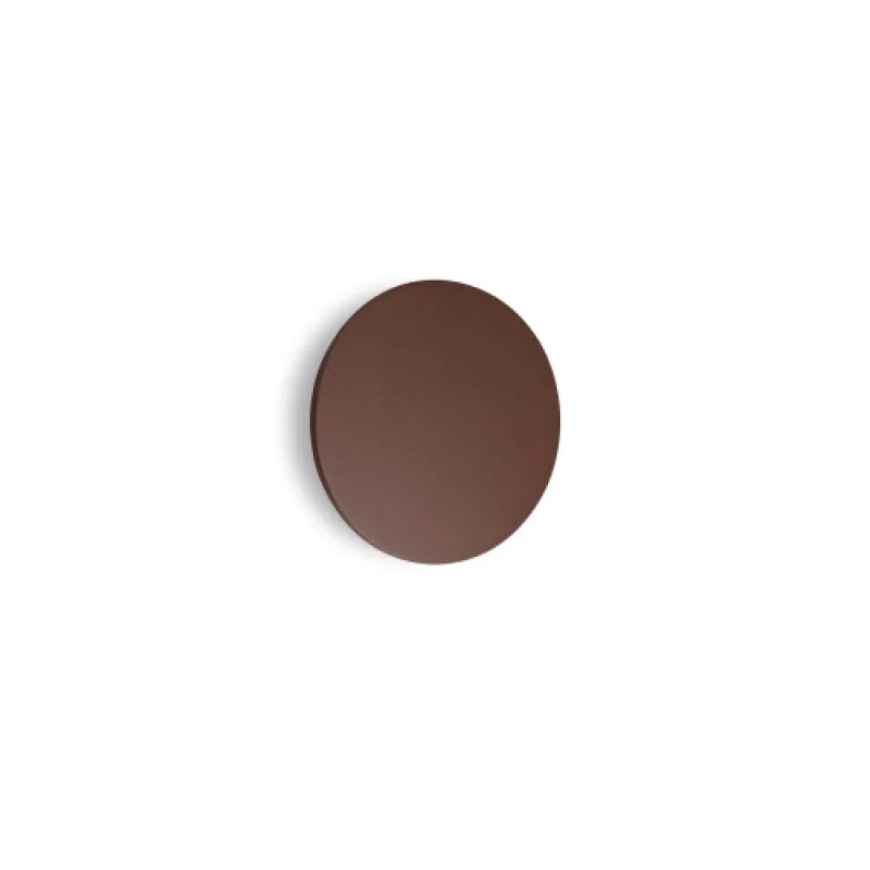 Outdoor Wall Lights Punto AP D24 COFFEE 328539 – Ideal Lux LED facade wall light in coffee, 12W, 3000K, IP:54