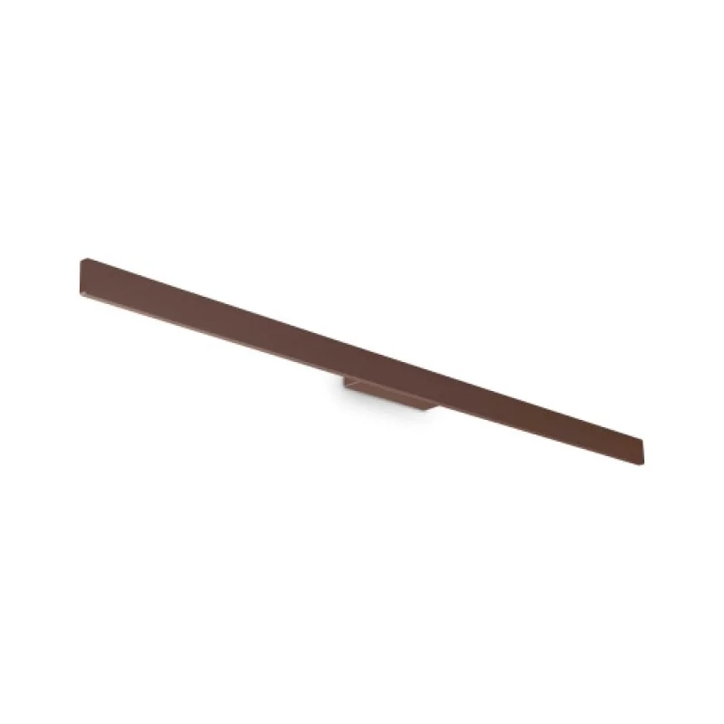 Outdoor Wall Lights Linea AP D144 COFFEE 328591 – Ideal Lux LED facade wall light in coffee, 23W, 3000K, IP:54