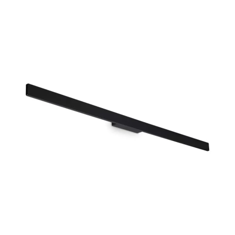 Външно стенно осветление Linea AP D144 BLACK 328607 – Ideal Lux LED фасаден аплик в черен, 23W, 3000K, IP:54