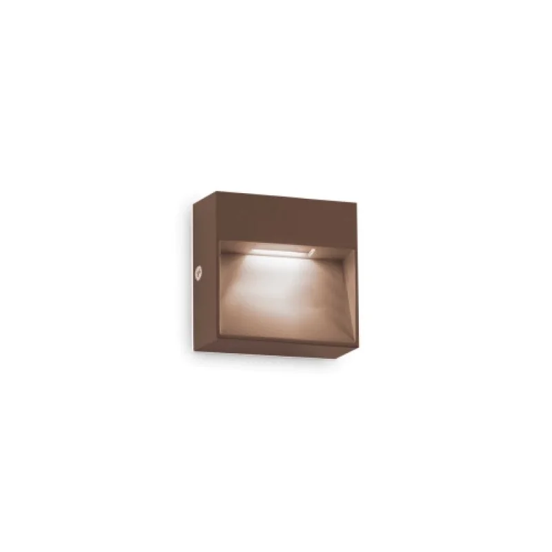 Луни за външен монтаж Dedr 328621 – Ideal Lux LED фасадна луна за външен монтаж в кафе, 1,5W, 3000K, IP65