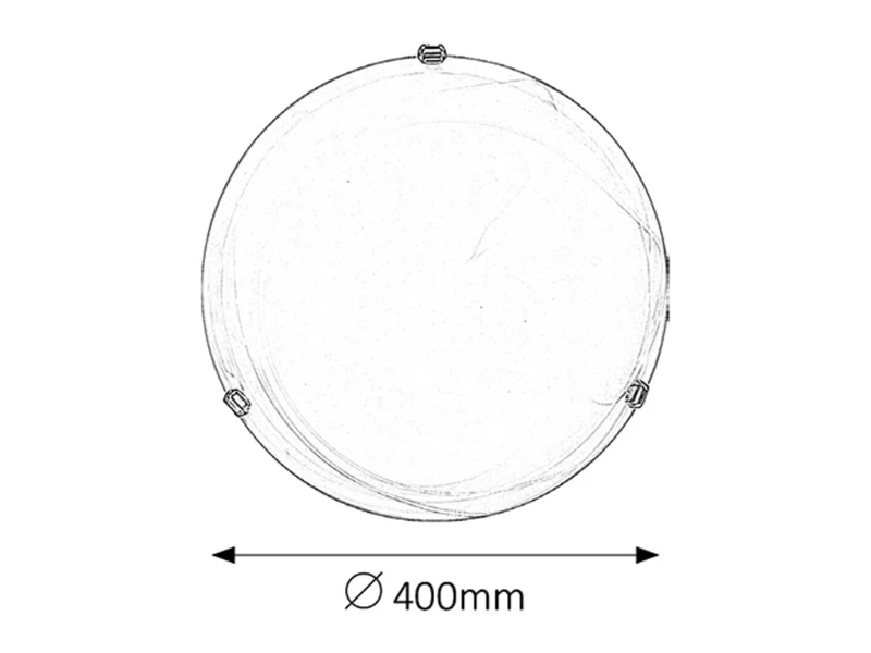Alabastro – ceiling light from white alabaster glass, Ø400mm, 2×E27, IP20