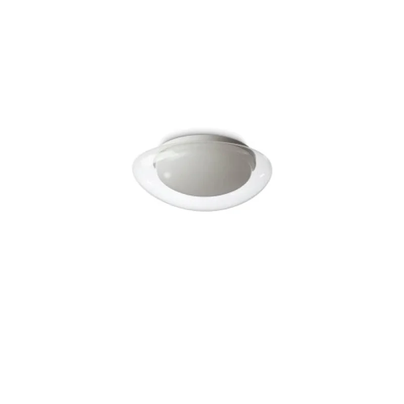 LED плафони Squish PL D34 332406 – Ideal Lux LED плафон в прозрачен, 10W, 3000K, IP20