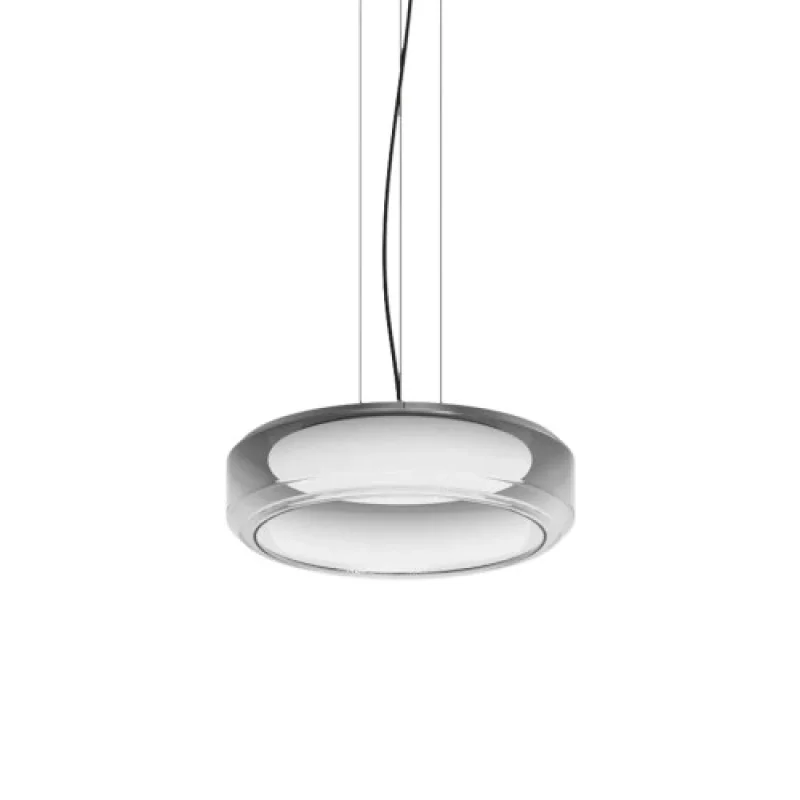 LED Pendants & Chandeliers Topico SP D45 333045 – Ideal Lux LED pendant in black, 28W, 3000K, IP20