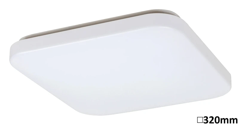 Rob – LED ceiling light in white, 320×320mm, 32W, 3000K, 2600lm
