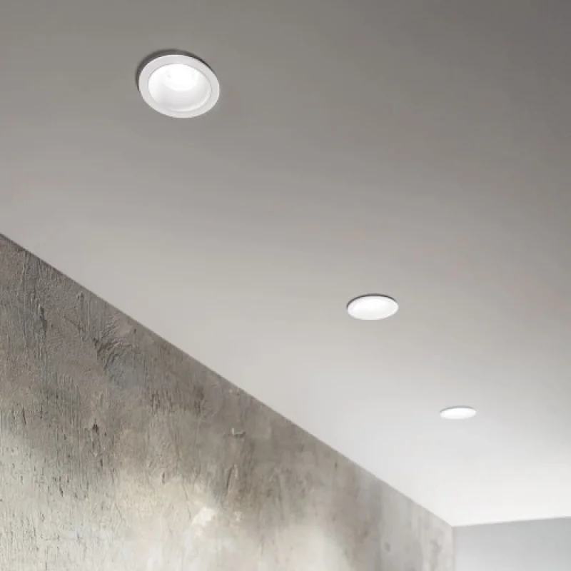 Game TRIM ROUND 337142 – Ideal Lux LED луна за вграждане в бял, 5.5W, 3000K, IP20