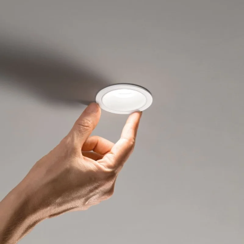 Game TRIM ROUND 337142 – Ideal Lux LED луна за вграждане в бял, 5.5W, 3000K, IP20