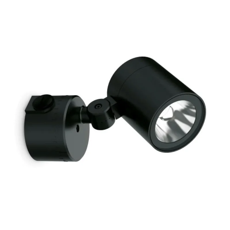O-zone AP 337548 – Ideal Lux LED фасаден спот в черен, 13W, 3000K, IP66