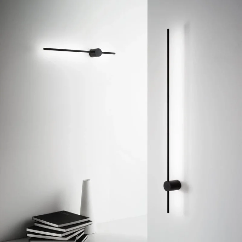 Wall Lights Essence AP D124 BLACK 4000K 341026 – Ideal Lux LED wall light in black, 19W, 4000K, IP20