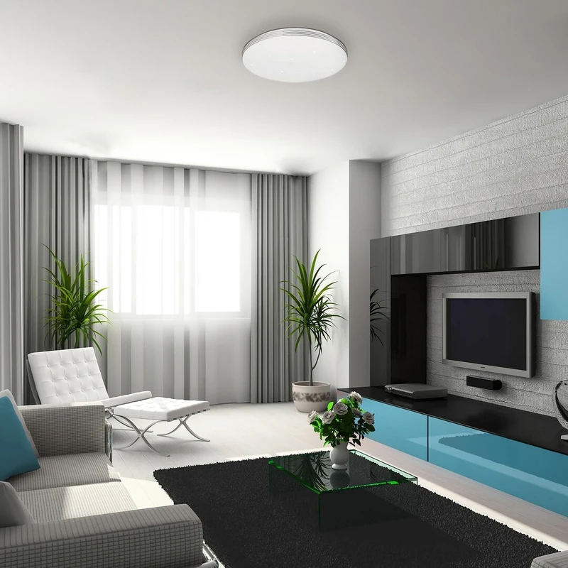 Oscar – LED плафон в бяло, Ø530мм, 36W, 4000K, 2700lm