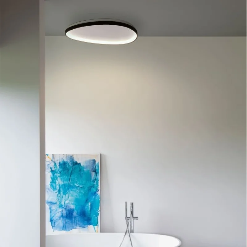 Gemini PL D042 BLACK 2700K 341446 – Ideal Lux LED плафон в черен, 24W, 2700K, IP:20