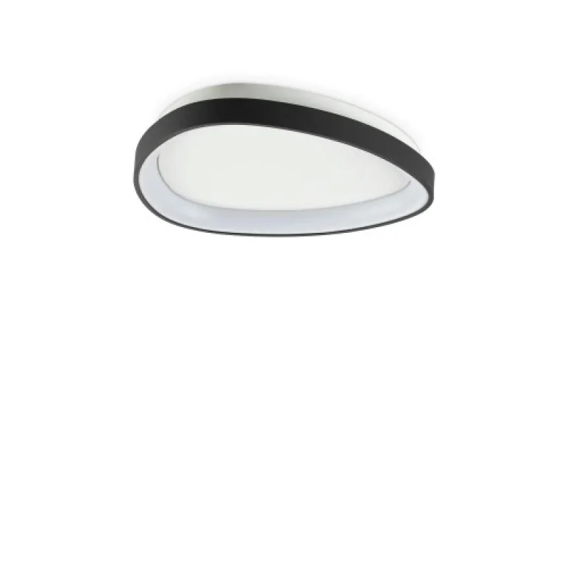 LED плафони Gemini PL D042 BLACK 2700K 341446 – Ideal Lux LED плафон в черен, 24W, 2700K, IP:20