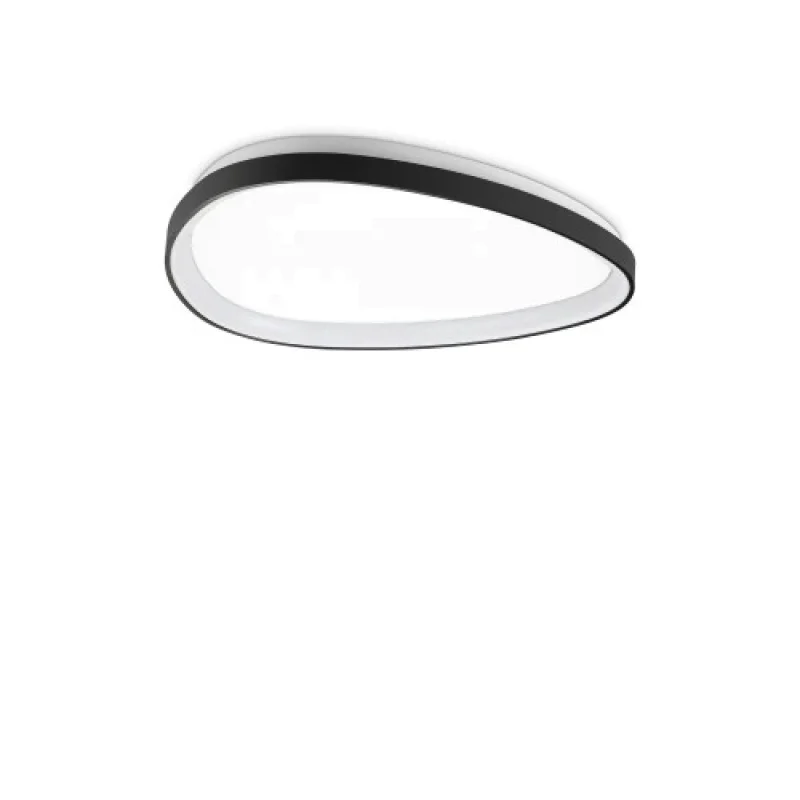 LED плафони Gemini PL D061 BLACK 2700K 341477 – Ideal Lux LED плафон в черен, 30W, 2700K, IP:20
