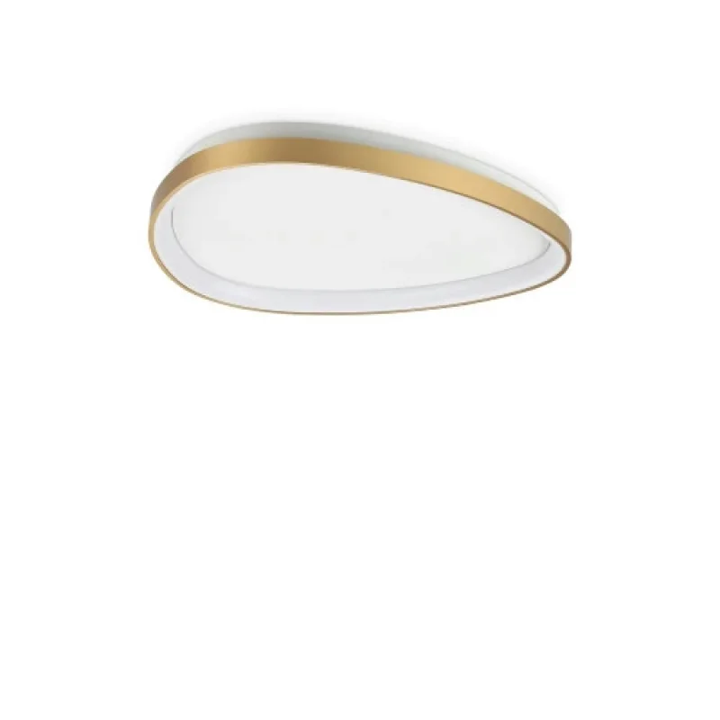 LED плафони Gemini PL D061 BRASS 2700K 341484 – Ideal Lux LED плафон в месинг, 30W, 2700K, IP:20