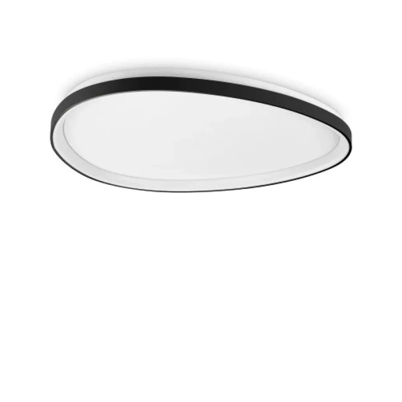 LED плафони Gemini PL D081 BLACK 2700K 341507 – Ideal Lux LED плафон в черен, 42W, 2700K, IP:20