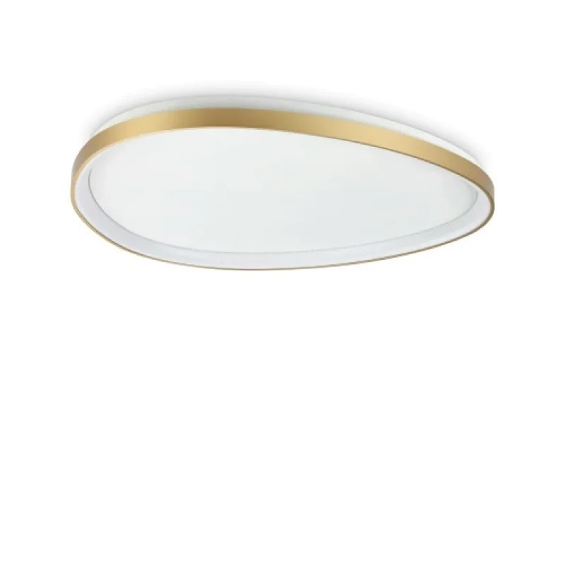 LED плафони Gemini PL D081 BRASS 2700K 341514 – Ideal Lux LED плафон в месинг, 42W, 2700K, IP:20