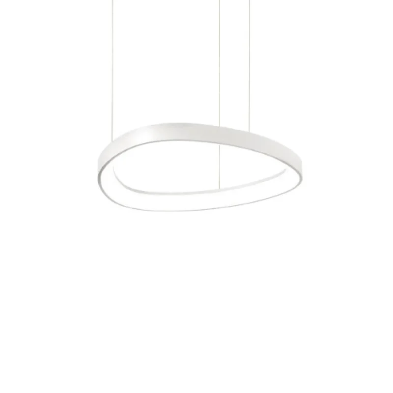 LED пендели и полилеи Gemini SP D042 ON/OFF WHITE 341521 – Ideal Lux LED пендел в бял, 36W, 2700K, IP:20