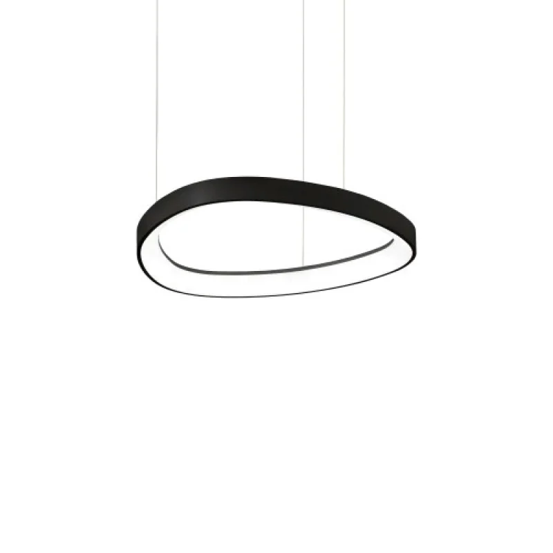 LED пендели и полилеи Gemini SP D042 ON/OFF BLACK 341538 – Ideal Lux LED пендел в черен, 36W, 2700K, IP:20