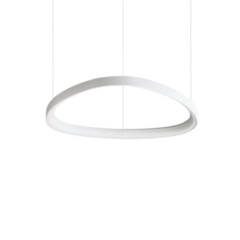 LED Pendants & Chandeliers Gemini SP D061 ON/OFF WHITE 341552 – Ideal Lux LED pendant in white, 47W, 2700K, IP:20