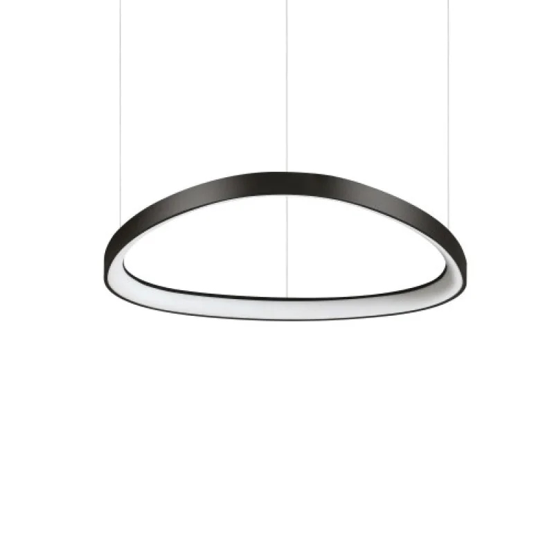 LED Pendants & Chandeliers Gemini SP D061 ON/OFF BLACK 341569 – Ideal Lux LED pendant in black, 47W, 2700K, IP:20