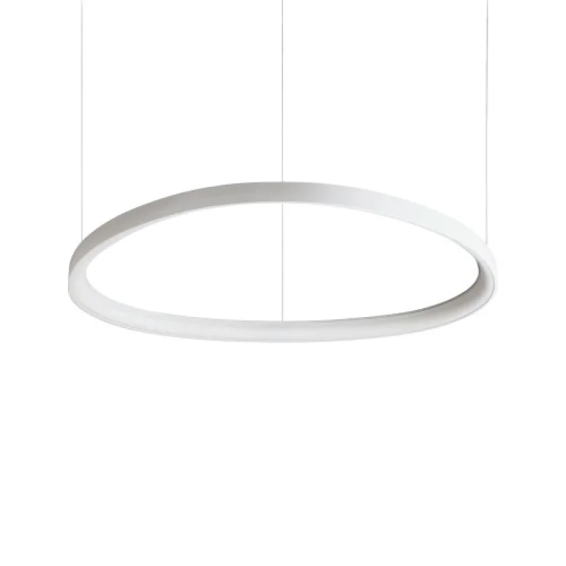 LED пендели и полилеи Gemini SP D081 ON/OFF WHITE 341583 – Ideal Lux LED пендел в бял, 56W, 2700K, IP:20