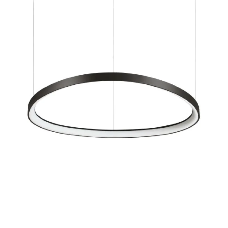 LED Pendants & Chandeliers Gemini SP D081 ON/OFF BLACK 341590 – Ideal Lux LED pendant in black, 56W, 2700K, IP:20