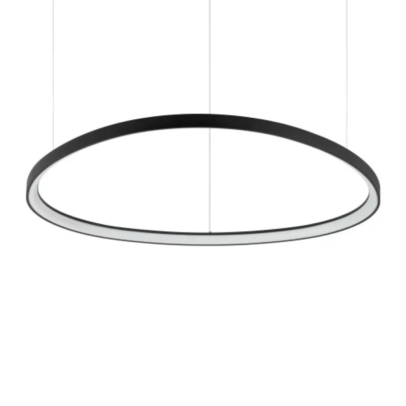 LED пендели и полилеи Gemini SP D105 ON/OFF BLACK 341620 – Ideal Lux LED пендел в черен, 78W, 2700K, IP:20