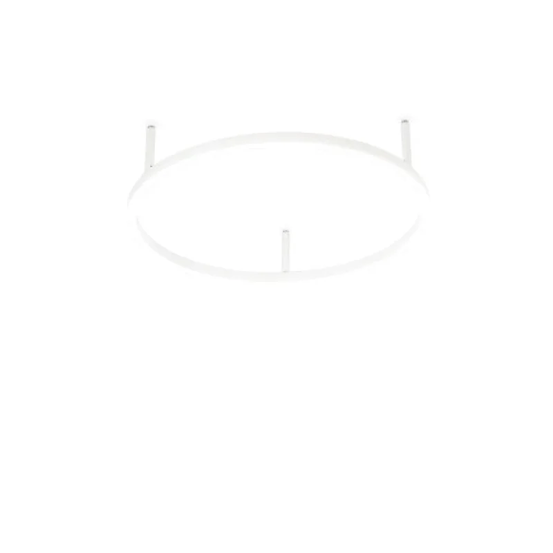 LED Ceiling Lights Oracle SLIM PL D50 ROUND WH 341897 – Ideal Lux LED ceiling light in matt white, 29W, 2700K, IP20