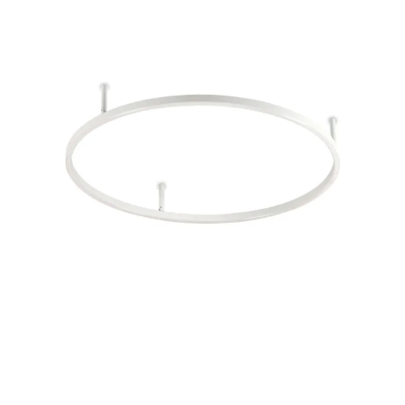 LED Ceiling Lights Oracle SLIM PL D70 ROUND WH 341958 – Ideal Lux LED ceiling light in matt white, 37W, 4000K, IP20