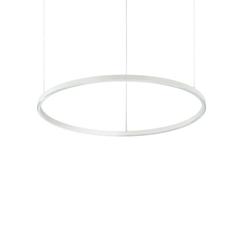 LED пендели и полилеи Oracle SLIM SP D70 ROUND WH 342078 – Ideal Lux LED пендел в матово бял, 40W, 4000K, IP20