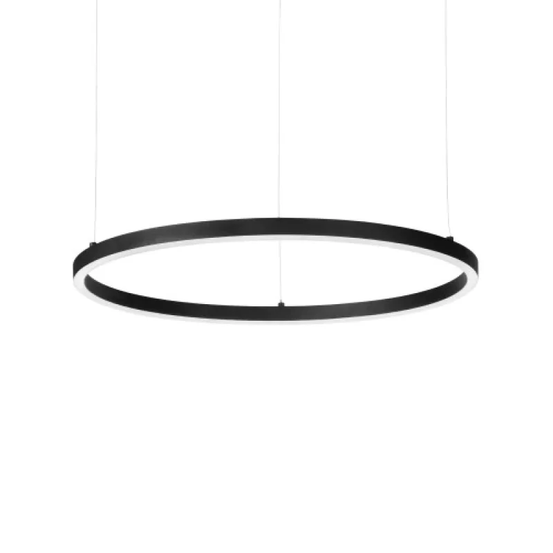 LED пендели и полилеи Oracle SLIM SP D90 ROUND BK 342122 – Ideal Lux LED пендел в матово черен, 42W, 4000K, IP20