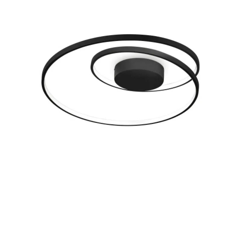 LED плафони Oz PL BLACK 2700K 342290 – Ideal Lux LED плафон в черен, 47W, 2700K, IP20