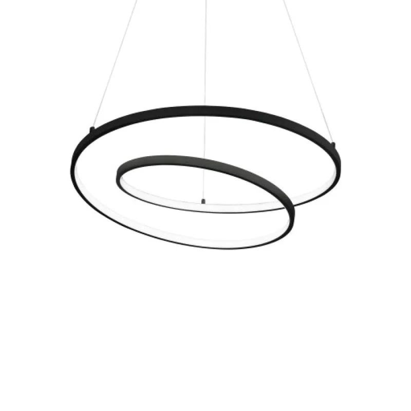 LED Pendants & Chandeliers Oz SP D60 BLACK 4000K 342382 – Ideal Lux LED pendant in black, 47W, 4000K, IP20