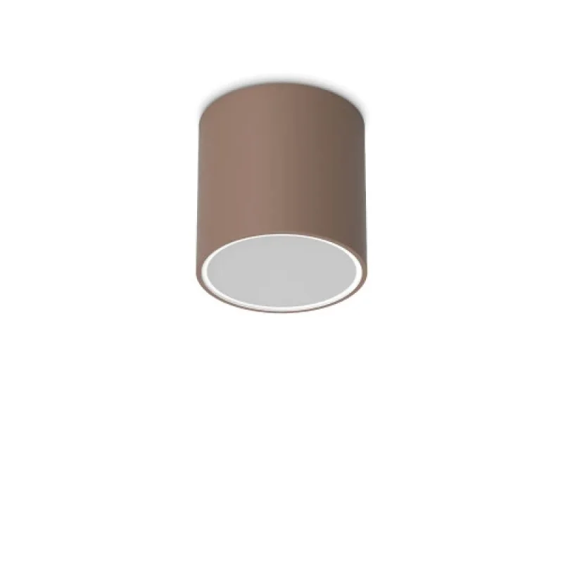 Луни за външен монтаж Techo PL 342696 – Ideal Lux фасадна луна за външен монтаж в кафе, 1X20W, IP54