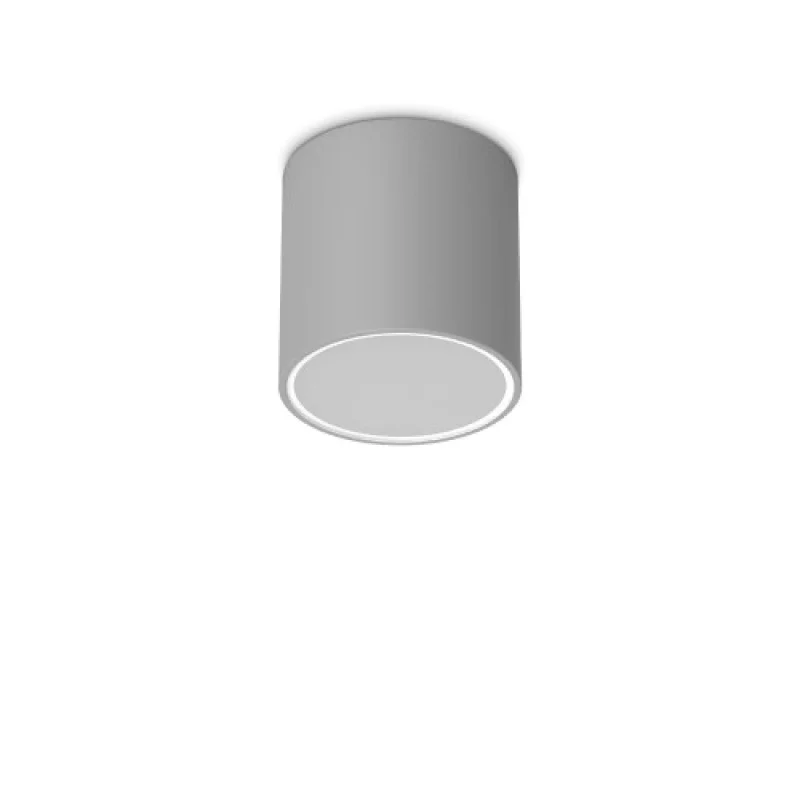 Луни за външен монтаж Techo PL 342702 – Ideal Lux фасадна луна за външен монтаж в сив, 1X20W, IP54