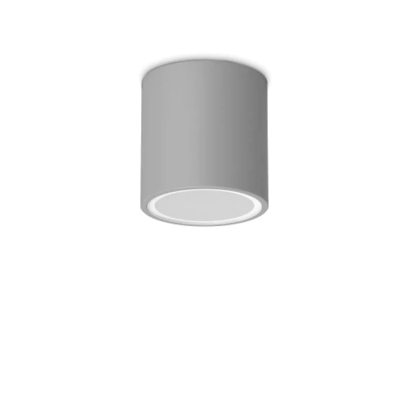 Луни за външен монтаж Techo PL 342726 – Ideal Lux фасадна луна за външен монтаж в сив, 1X20W, IP54