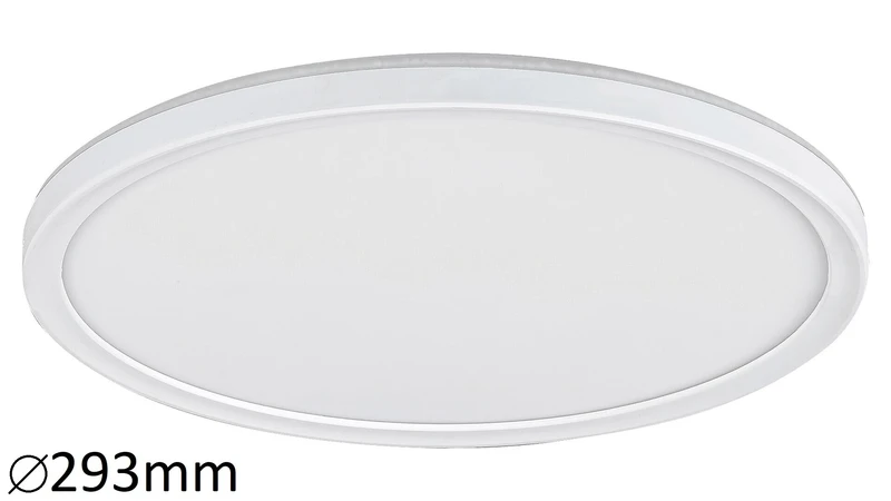 LED плафони Pavel – LED плафон за повърхностен монтаж в бяло, Ø293мм, 18W, 4000K